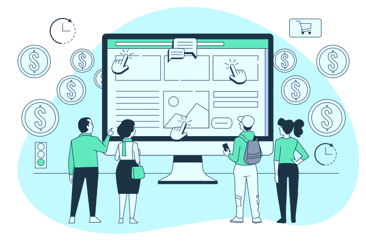 Image illustrating website conversion optimisation