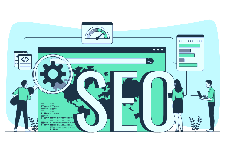Image illustrating website seo optimisation